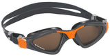 Aqua Sphere Kayenne Goggles - Gray/Orange with Brown Polarized Lens
