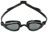 Michael Phelps K180 Goggles - Silver/Black with Smoke Lens