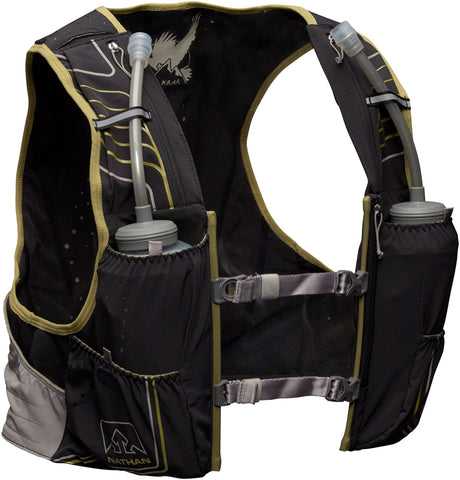 Nathan VaporKrar 2.0 Hydration Pack - 4 Liter Black/Mosstone M