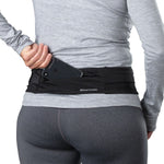 Nathan Adjustable Fit Zipster Running Belt - Black One Size