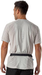 Nathan Race Number Nutrition Waist Belt - Charcoal/Black One Size