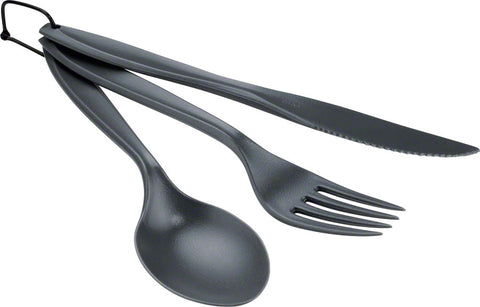 GSI Outdoors 3-Piece Ring Cutlery: Gray