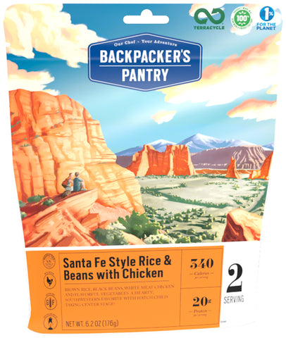 Backpacker's Pantry Santa Fe Rice and Beans with Chicken 2 Servings