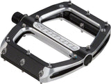 Spank, Spoon 100, Platform Pedals, Alloy body, Steel axle, 100mm x 105mm, Black