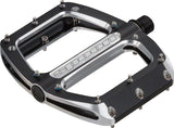 Spank, Spoon 100, Platform Pedals, Alloy body, Steel axle, 100mm x 105mm, Black