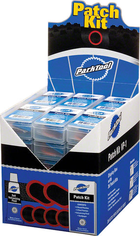 Park Tool Vulcanizing Patch Kit Display Box with 36 Individual Kits