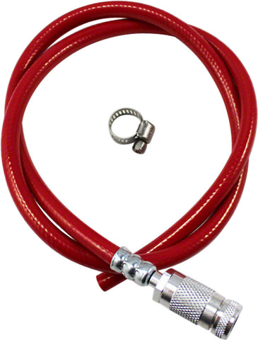 PrestaCycle PrestaFlator Pump Upgrade Hose with Clamp 3way Presta Hose 36