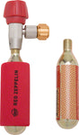 Planet Bike Red Zeppelin Inflator Includes Two Threaded 16g Cartridges and