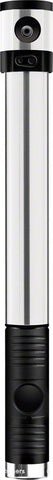 Crank Brothers Klic HV Gauge Frame Pump with Inflator: Silver/Black