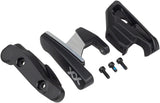 DER PART SRAM PULLEY COVER/SKID KIT XX EAGLE AXS w/HARDWARE UPPR & LOWR OUTER LINK w/BUSHINGS/BOLTS BK/SL T-TYPE