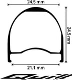 Velocity Quill Rim 700 Rim Black 36h Clincher