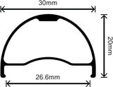 Velocity Blunt SS Rim 27.5 Disc Black 32h Clincher