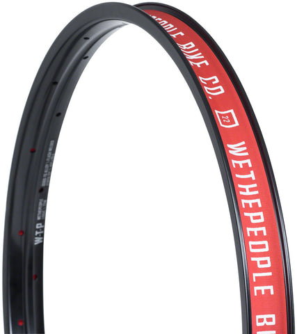 We The People Logic Rim 22 Black 36h Welded