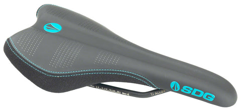 SDG Radar MTN Saddle Ti Rails Black/Turquoise