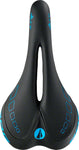 SDG Allure Saddle Titanium Alloy Black/Cyan WoMen's