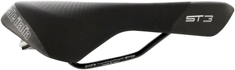 Selle Italia, ST 3 SuperFlow, Saddle, 270 x 160mm, 406g, Black/Hi-Viz