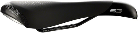 Selle Italia, S 3 Flow, Saddle, 272 x 140mm, 365g, Black/Hi-Viz
