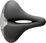 Selle Italia, T 2 Flow, Saddle, 258 x 233mm, Unisex, 671g, Black/Hi-Viz