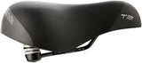 Selle Italia, T 2 Flow, Saddle, 258 x 233mm, Unisex, 671g, Black/Hi-Viz
