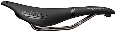Selle San Marco Shortfit Open-Fit Racing Saddle - Manganese Black Men's Wide