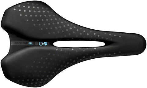 Selle San Marco Sportive Open-Fit Saddle - Steel Black Men's Small Gel
