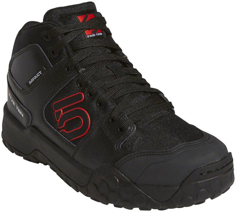 Five Ten Impact High Men's Flat Shoe Black/Red/White 7.5