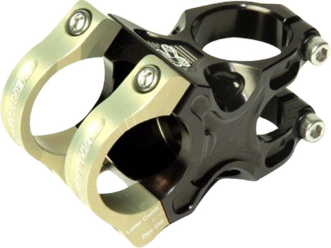 Renthal, Apex 35, Stem, Clamp: 35mm, L: 40mm, Steerer: 28.6mm, ±6°, Black/Gold