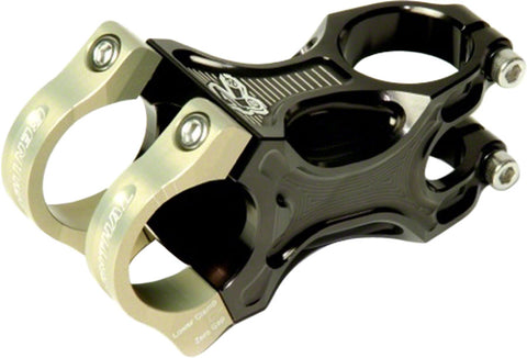 Renthal, Apex 35, Stem, Clamp: 35mm, L: 60mm, Steerer: 28.6mm, ±6°, Black/Gold