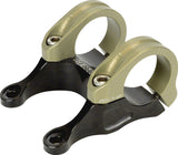 Renthal, Integra 35, Stem, Clamp: 35mm, L: 45mm, Direct Mount, 0°, Black/Gold