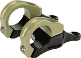 Renthal, Integra 35, Stem, Clamp: 35mm, L: 45mm, Direct Mount, 0°, Black/Gold