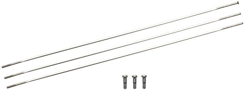 Zipp Straight Pull Spokes and Nipples CXRay 244mm Silver 3pack