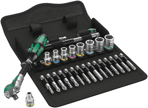 Wera 8100 SA 6 Zyklop Speed Ratchet Set 1/4 Drive Metric