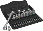 Wera 8100 SA 8 Zyklop Metal Ratchet Set 1/4 Drive Metric Switch Lever