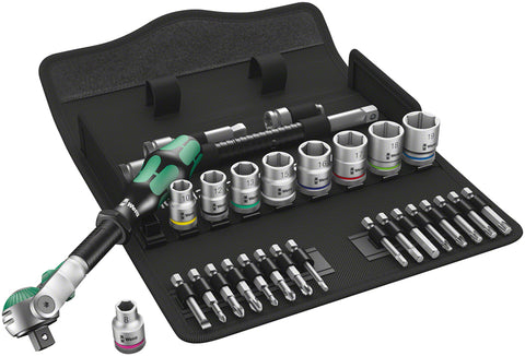 Wera 8100 SB 6 Zyklop Speed Ratchet Set 3/8 Drive Metric