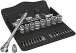 Wera 8100 SB 8 Zyklop Metal Ratchet Set 3/8 Drive Metric Switch Lever