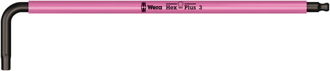 Wera 950 SPKL LKey Hex Wrench 3mm Bright Yellow