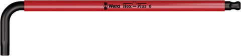 Wera 950 SPKL LKey Hex Wrench 6mm Red
