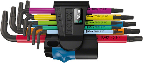Wera 967/9 TX HF 1 LKey Torx Wrench Set 9 Piece with Holder Multicolor
