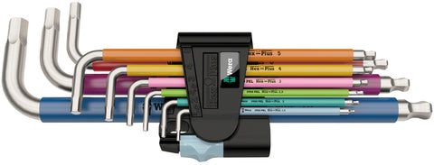 Wera 3950/9 HexPlus LKey Hex Wrench Set Metric Stainless