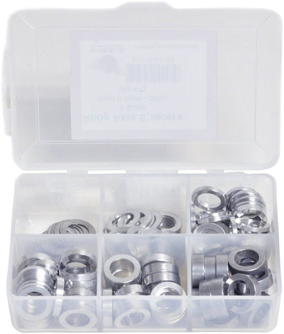 Wheels Manufacturing Kit of six assorteds (.5 to 5mm) 125 Spacers in
