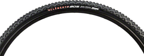 Clement, BOS, Tire, 700x33C, Folding, Tubeless Ready, 70A Rubber, 120TPI, Black