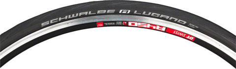 Schwalbe, Lugano, Tire, 700x23C, Folding, Clincher, Silica, KevlarGuard, 50TPI, Black