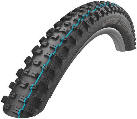 Schwalbe, Hans Dampf, Tire, 29x2.60, Folding, Tubeless Ready, Addix Speedgrip, SnakeSkin, Apex, 67TPI, Black
