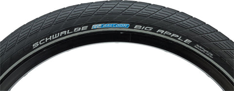 Schwalbe, Big Apple, Tire, 12''x2.00, Wire, Clincher, SBC, KevlarGuard, TwinSkin, 50TPI, Black