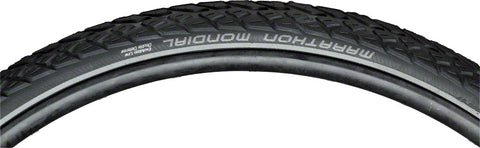 Schwalbe, Marathon Mondial, Tire, 700x40C, Folding, Clincher, TravelStar, DD, V-Guard, 67TPI, Black