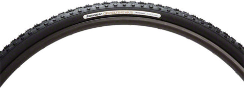 Panaracer, Gravelking Mud, Tire, 700x33C, Folding, Tubeless Ready, Black