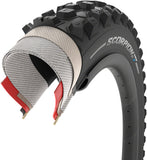 Pirelli, Scorpion E-MTB S, Tire, 29x2.60, Folding, Tubeless Ready, Smartgrip+, Hyperwall, 60TPI, Black