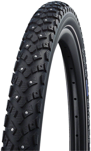 Schwalbe, Winter, Tire, 26''x1.75, Wire, Clincher, Winter, KevlarGuard, Reflex, 50TPI, Black