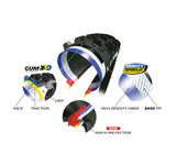 Michelin, Wild Enduro Rear, Tire, 27.5''x2.40, Folding, Tubeless Ready, GUM-X, GravityShield, 60TPI, Black