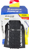 Michelin, Force XC Comp, Tire, 27.5''x2.25, Folding, Tubeless Ready, GUM-X, Black